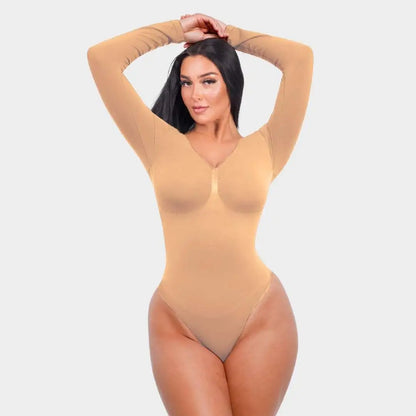 BODYSUIT MOLDEADOR MANGA LARGA | SHAPEWEAR