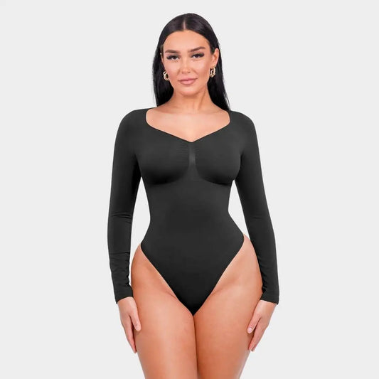 BODYSUIT MOLDEADOR MANGA LARGA | SHAPEWEAR