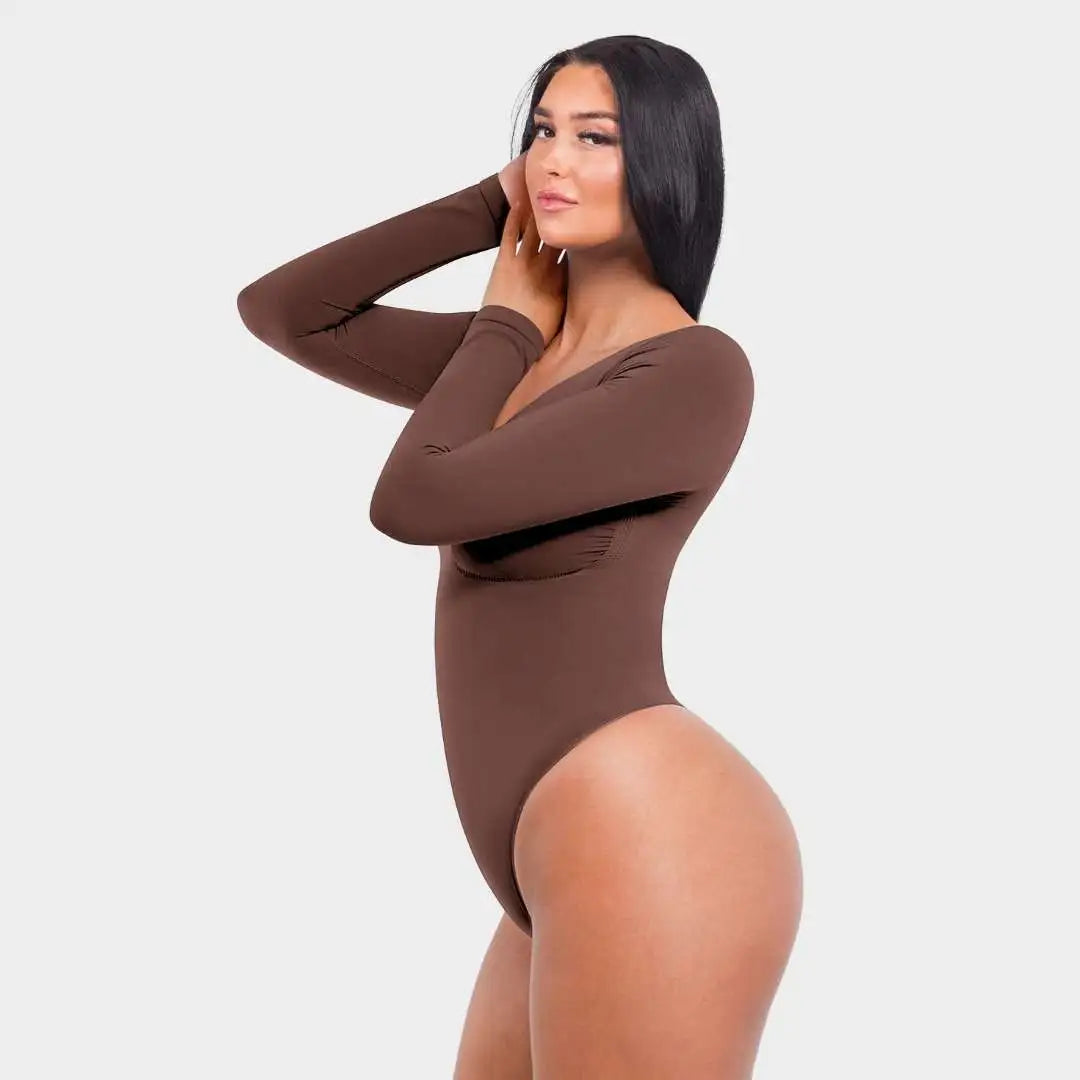 BODYSUIT MOLDEADOR MANGA LARGA | SHAPEWEAR