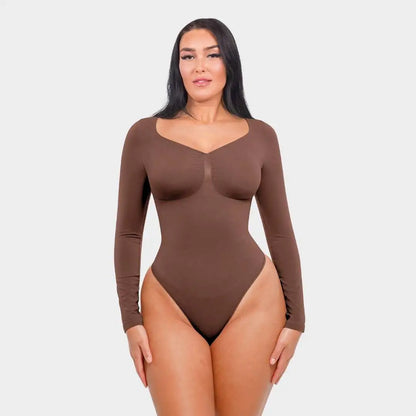BODYSUIT MOLDEADOR MANGA LARGA | SHAPEWEAR